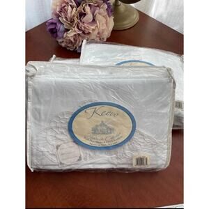 Keeco, White Full flat sheet Handmade Collection 81 x 96